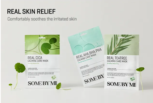 SOME BY MI - Real Care Mask - Maschera in tessuto - 10 Tipi