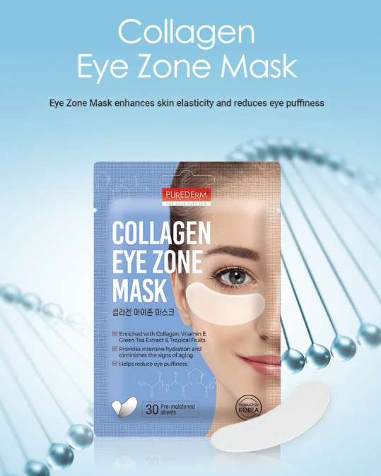 PUREDERM - Collagen Eye Zone Mask 30pcs - Maschera Contorno Occhi al Collagene