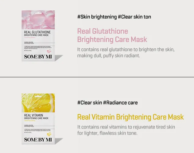 SOME BY MI - Real Care Mask - Maschera in tessuto - 10 Tipi