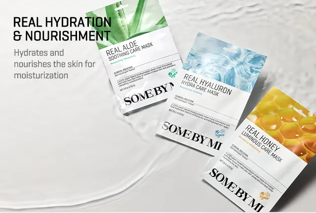 SOME BY MI - Real Care Mask - Maschera in tessuto - 10 Tipi