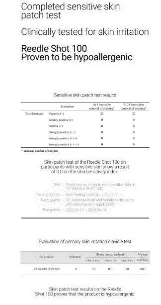VT - Reedle Shot 100 - Trattamento Viso Idratazione Profonda