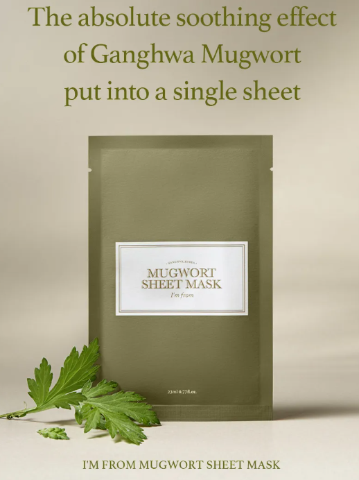 I'm from - Mugwort Sheet Mask - Maschera Viso Idratante all’Artemisia