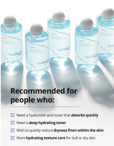 Isntree - Ultra-Low Molecular Hyaluronic Acid Toner - Tonico Viso all’Acido Ialuronico