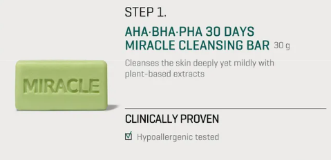 SOME BY MI - AHA, BHA, PHA 30 Days Miracle Starter Set