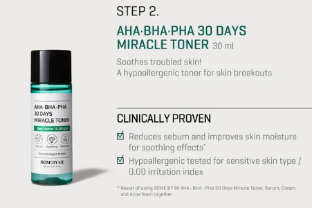 SOME BY MI - AHA, BHA, PHA 30 Days Miracle Starter Set