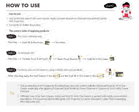 COSRX - Advanced Snail 92 All In One Creme - Crema Multifunzione alla Bava di Lumaca