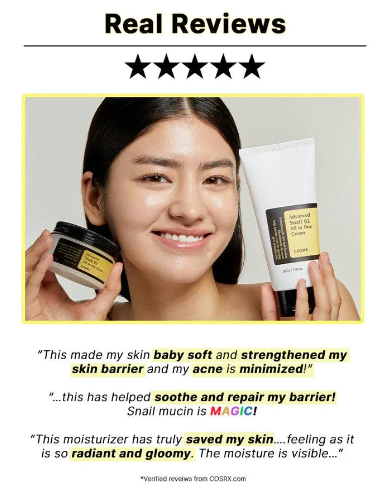 COSRX - Advanced Snail 92 All In One Cream Tube - Crema Viso Versione Tubetto