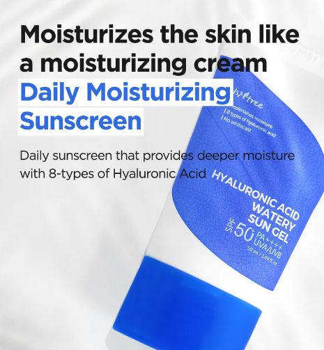 Isntree - Hyaluronic Acid Watery Sun Gel - Protezione solare gel