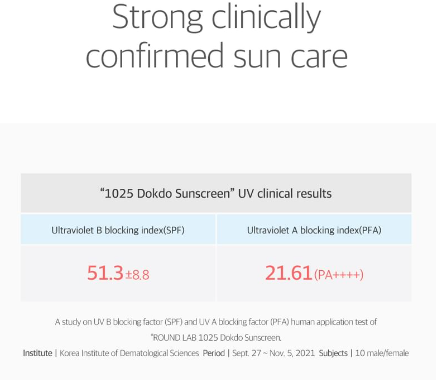 ROUND LAB - 1025 Dokdo Sunscreen - Protezione Solare