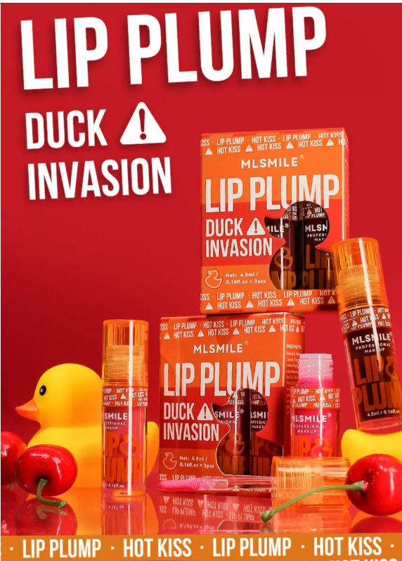 MLSMILE - Set of 3: Lip Plump Set - Gloss Rimpolpante labbra