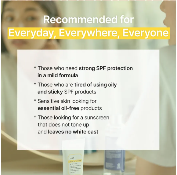 Dear, Klairs - All day Airy suncreen - Crema solare ariosa per tutto il giorno