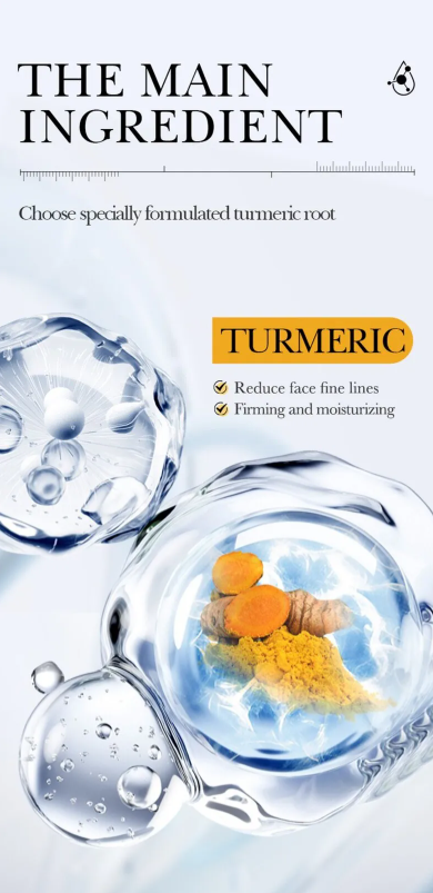 BIOAQUA - Maschera viso antirughe rassodante alla curcuma VC