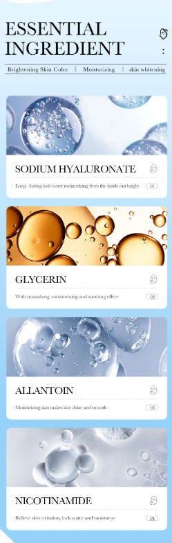 BIOAQUA - Maschera sbiancante in 3 fasi