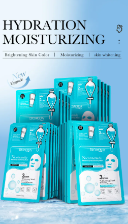 BIOAQUA - Maschera sbiancante in 3 fasi