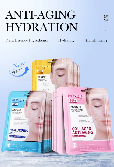 BIOAQUA - Maschera viso antiossidante al retinolo