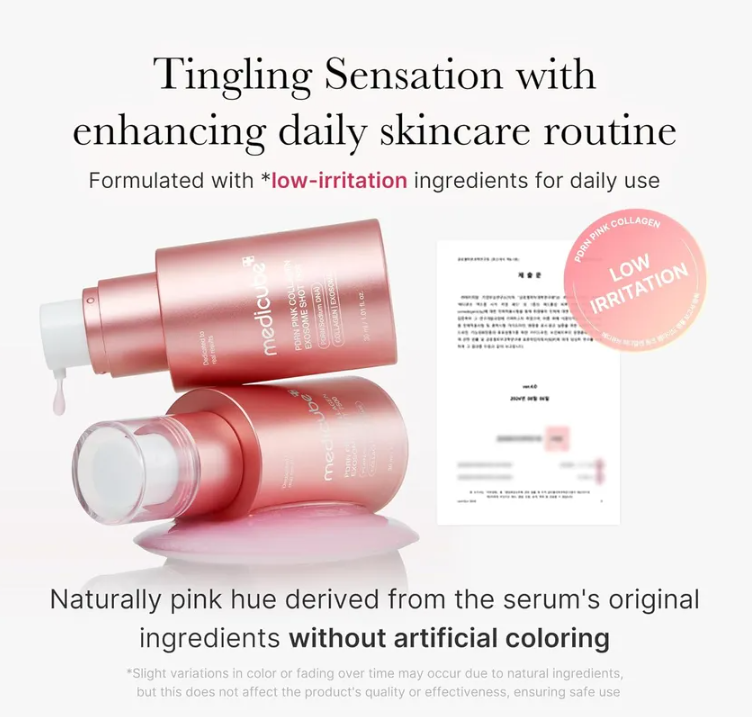 medicube - PDRN Pink Collagen Exosome Shot Serum 7500 - Siero Viso Anti-age