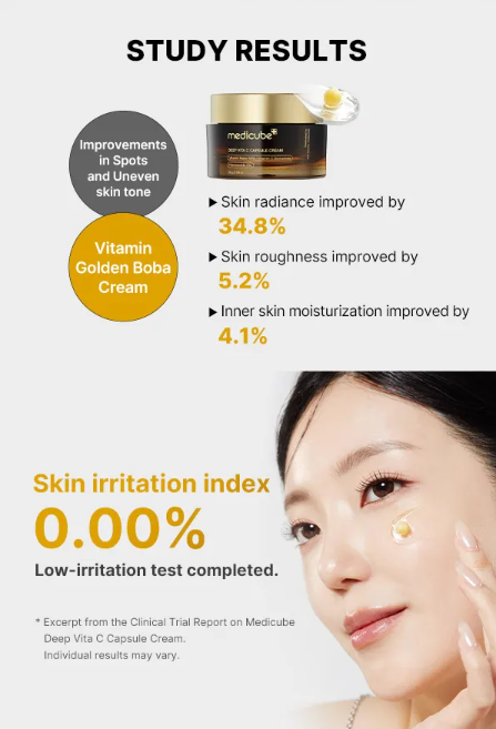 medicube - Deep Vita C Capsule Cream - Crema Viso Anti-macchie