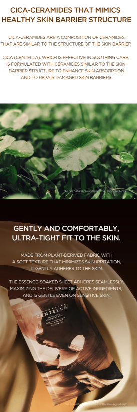 SKIN 1004 - Maschera nutriente alla Centella Probio-Cica del Madagascar