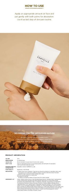 SKIN 1004 - Madagascar Centella Cream - Crema Viso Multifunzione