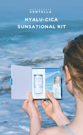 SKIN 1004 - Hyalu Cica Sunsational Kit - Cofanetto Kit Idratante Acido Ialuronico