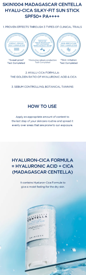 SKIN 1004 - Hyalu Cica Sunsational Kit - Cofanetto Kit Idratante Acido Ialuronico