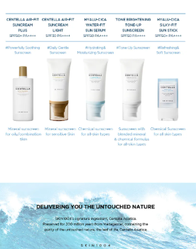 SKIN 1004 - Hyalu Cica Sunsational Kit - Cofanetto Kit Idratante Acido Ialuronico