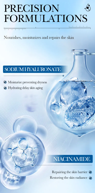 BIOAQUA - Maschera viso idratante all'acido ialuronico