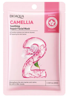 BIOAQUA - Maschera viso riparatrice alla Camelia
