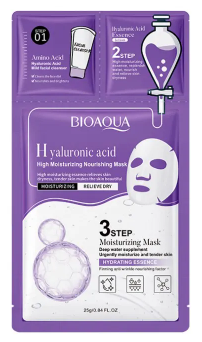 BIOAQUA - Maschera idratante in 3 fasi