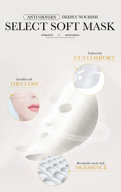 BIOAQUA - Masque facial nourrissant anti-rides à l'escargo