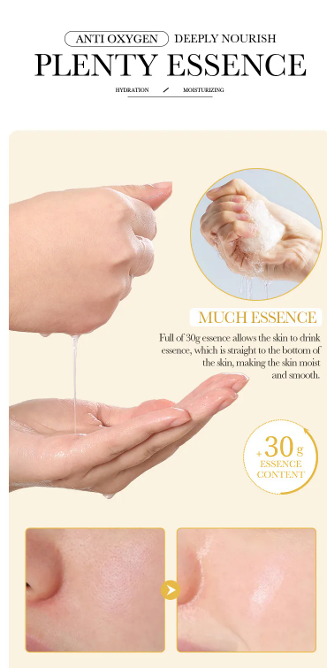 BIOAQUA - Masque facial nourrissant anti-rides à l'escargo