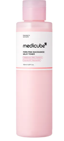 medicube - PDRN Pink Niacinamide Milky Toner - Tonico Viso con Niacinamide