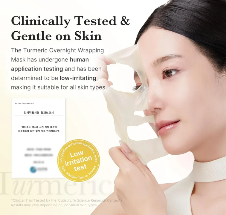 medicube - Kojic Acid Turmeric Night Wrapping Mask - Maschera notte acido kojico e curcuma