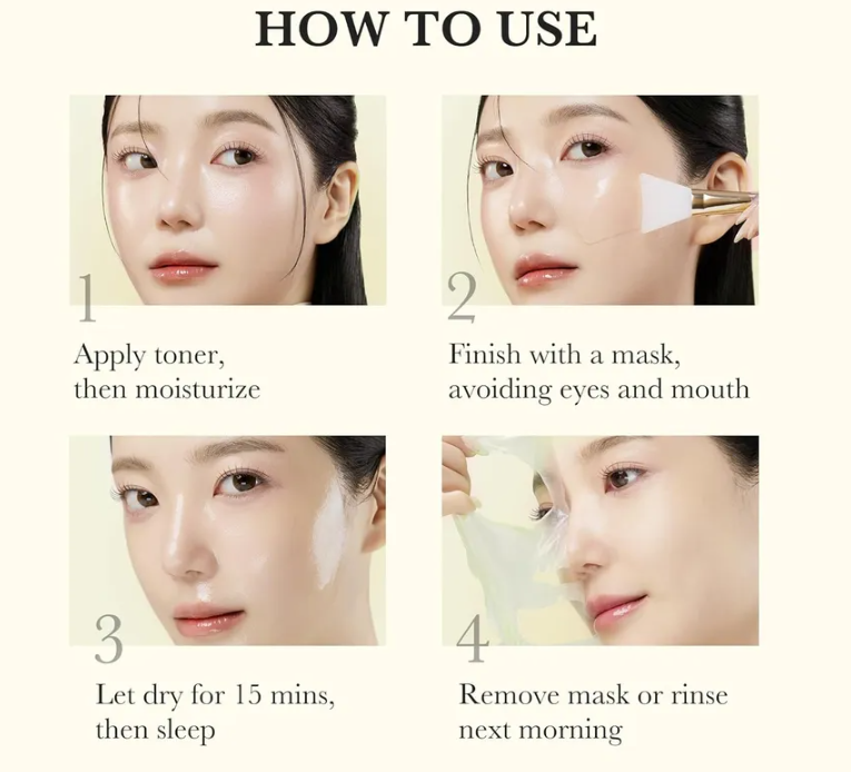 medicube - Kojic Acid Turmeric Night Wrapping Mask - Maschera notte acido kojico e curcuma