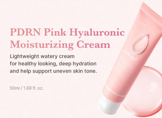 medicube - PDRN Pink Hyaluronic Moisturizing Cream - Crema Viso PDRN e Pept