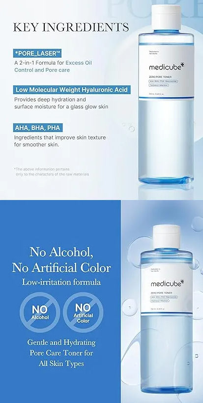 medicube - Tonico Zero Pori