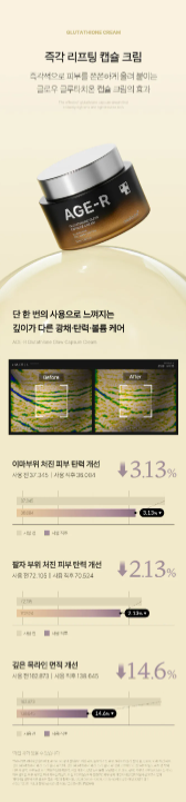 medicube - AGE-R Glutathione Glow Capsule Cream - Crema Viso illuminante al Glutatione