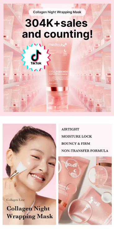 medicube - Collagen Night Wrapping Mask - Maschera Notte al Collagene