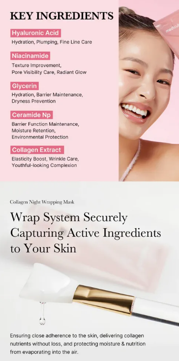 medicube - Collagen Night Wrapping Mask - Maschera Notte al Collagene