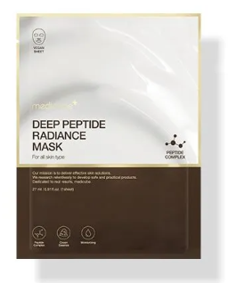 medicube - Deep Peptide Radiance Mask - Maschera Viso