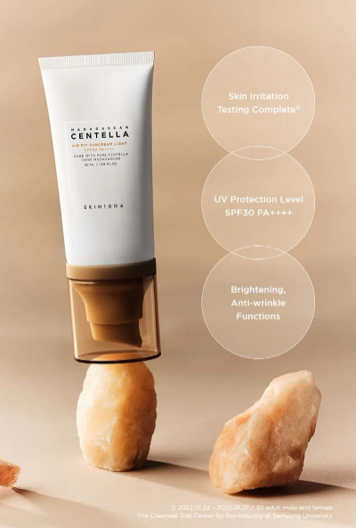 SKIN 1004 - Madagascar Centella Air Fit Suncream Light - Protezione Solare Fisica