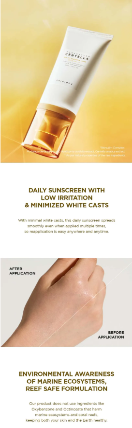 SKIN 1004 - Madagascar Centella Air Fit Suncream Light - Protezione Solare Fisica