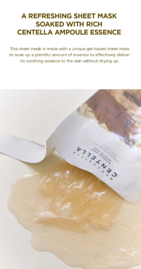SKIN 1004 - Madagascar Centella Watergel Sheet Ampoule Mask - Maschera Viso Idratante
