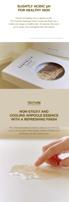 SKIN 1004 - Madagascar Centella Watergel Sheet Ampoule Mask - Maschera Viso Idratante