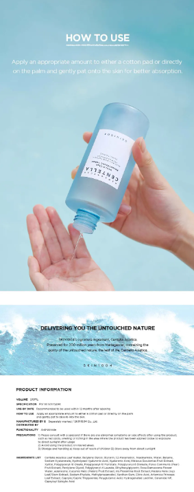 SKIN 1004 - Madagascar Centella Hyalu-Cica Brightening Toner - Tonico Viso