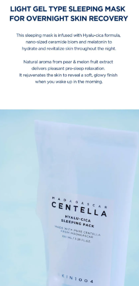 SKIN 1004 - Madagascar Centella Hyalu-Cica Sleeping Pack - Maschera Viso Notte
