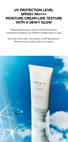 SKIN 1004 - Madagascar Centella Hyalu-Cica Acqua-Fit - Siero Solare Viso Maxi Formato