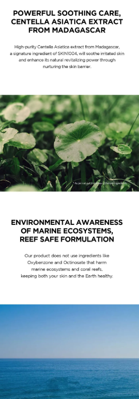 SKIN 1004 - Madagascar Centella Hyalu-Cica Acqua-Fit - Siero Solare Viso Maxi Formato