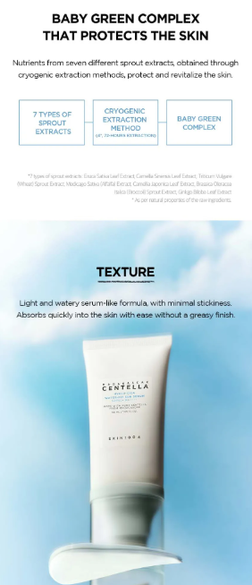 SKIN 1004 - Madagascar Centella Hyalu-Cica Acqua-Fit - Siero Solare Viso Maxi Formato