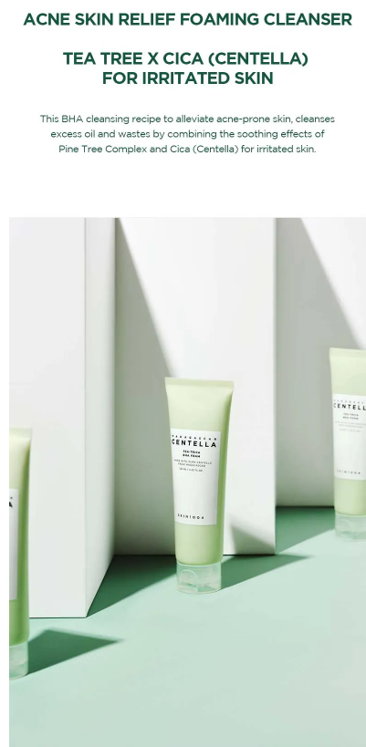 SKIN 1004 - Madagascar Centella Tea-trica BHA Foam - Mousse Detergente Viso